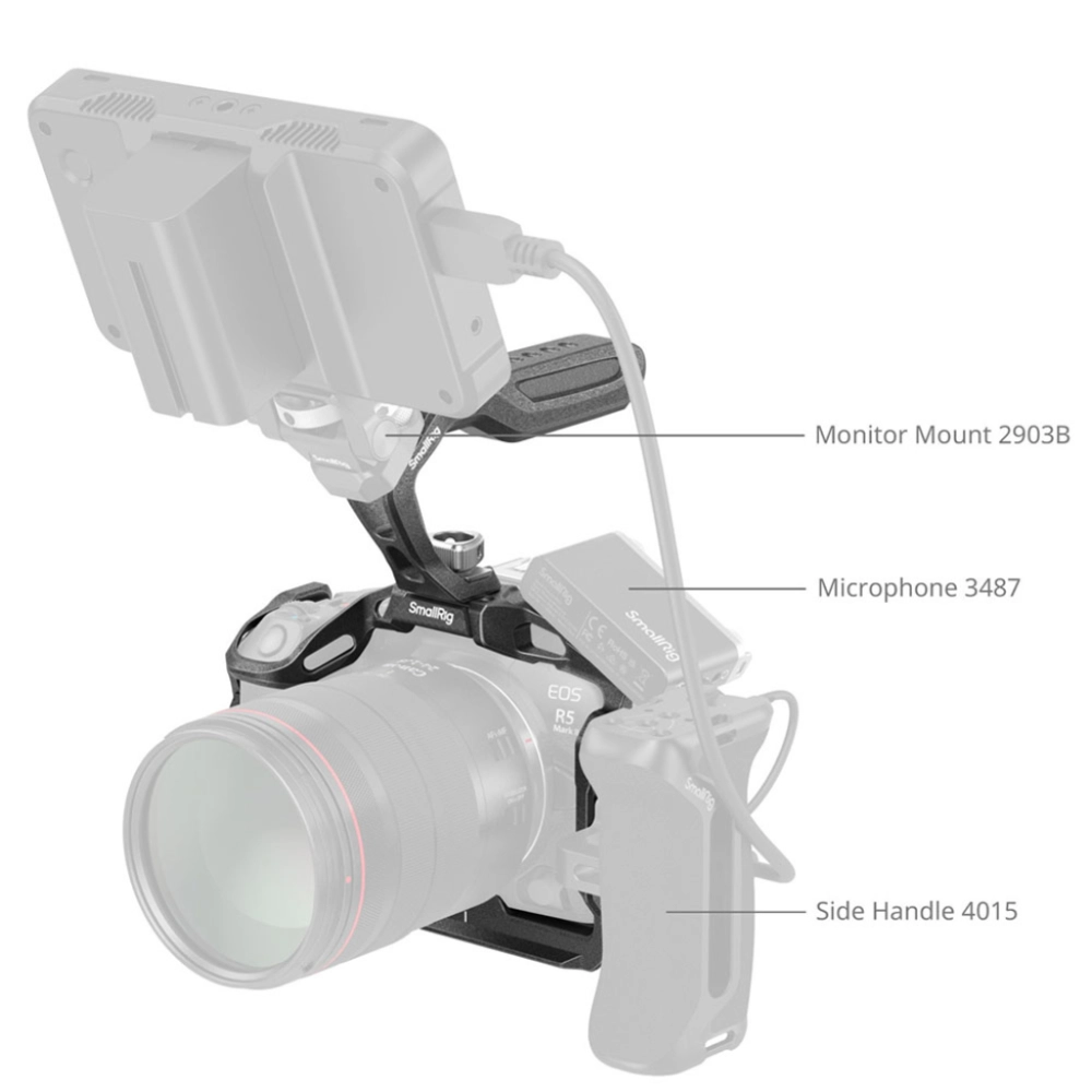 Smallrig Klatka operatorska Black Mamba Cage Kit do Canon EOS R5 Mark II