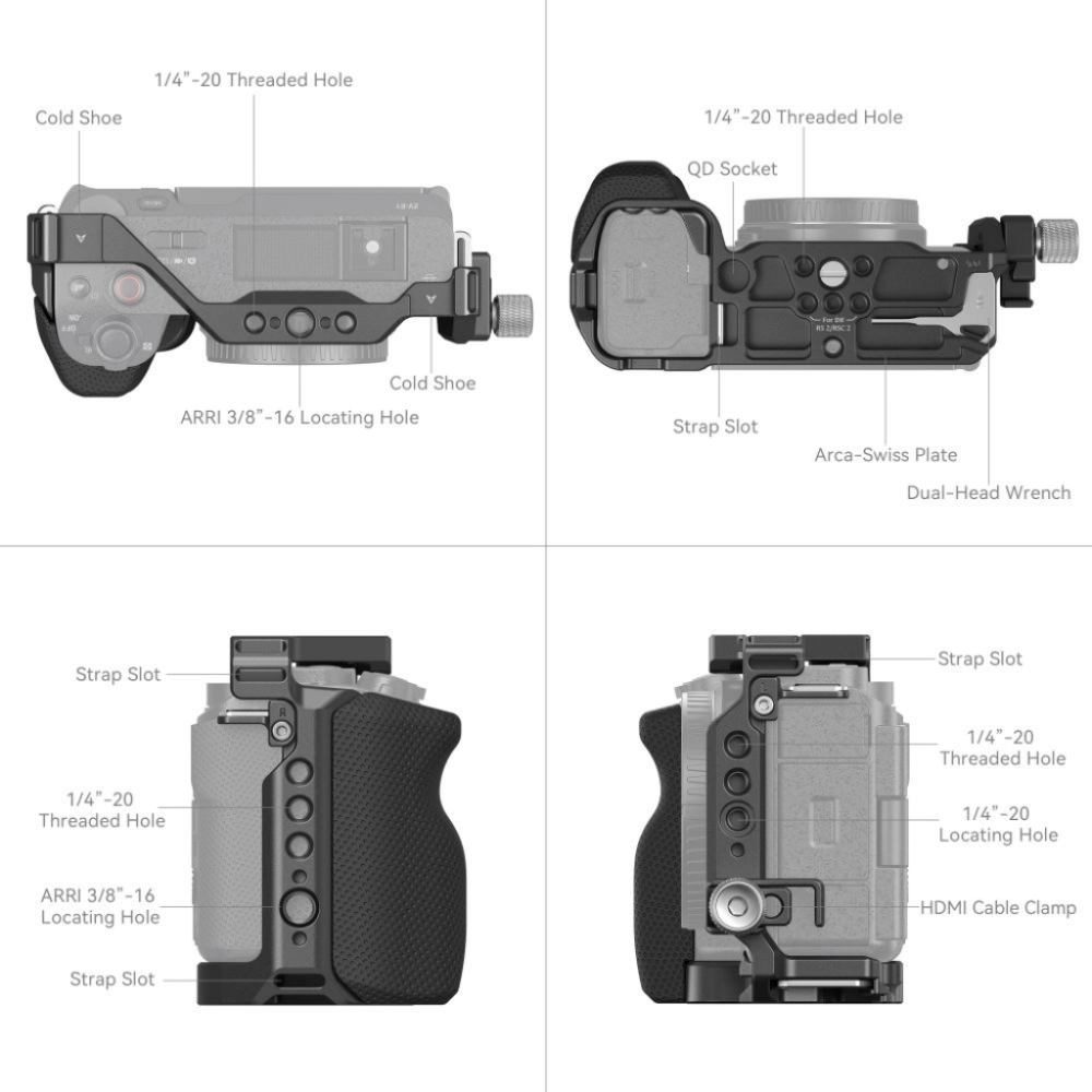 Smallrig Klatka operatorska do Sony ZV-E1 Cage Kit [4257]
