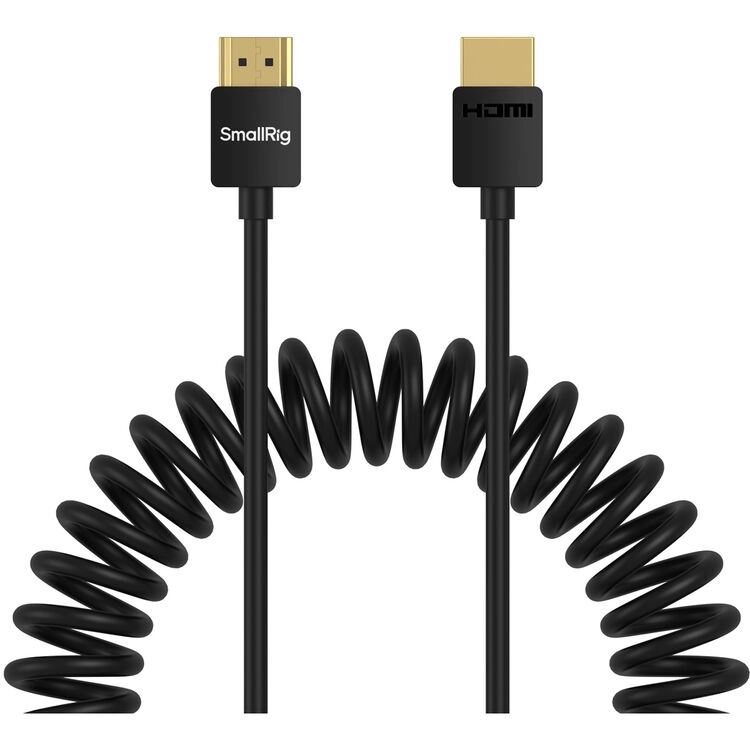 Smallrig Spiralny kabel danych HDMI A do A [4963]