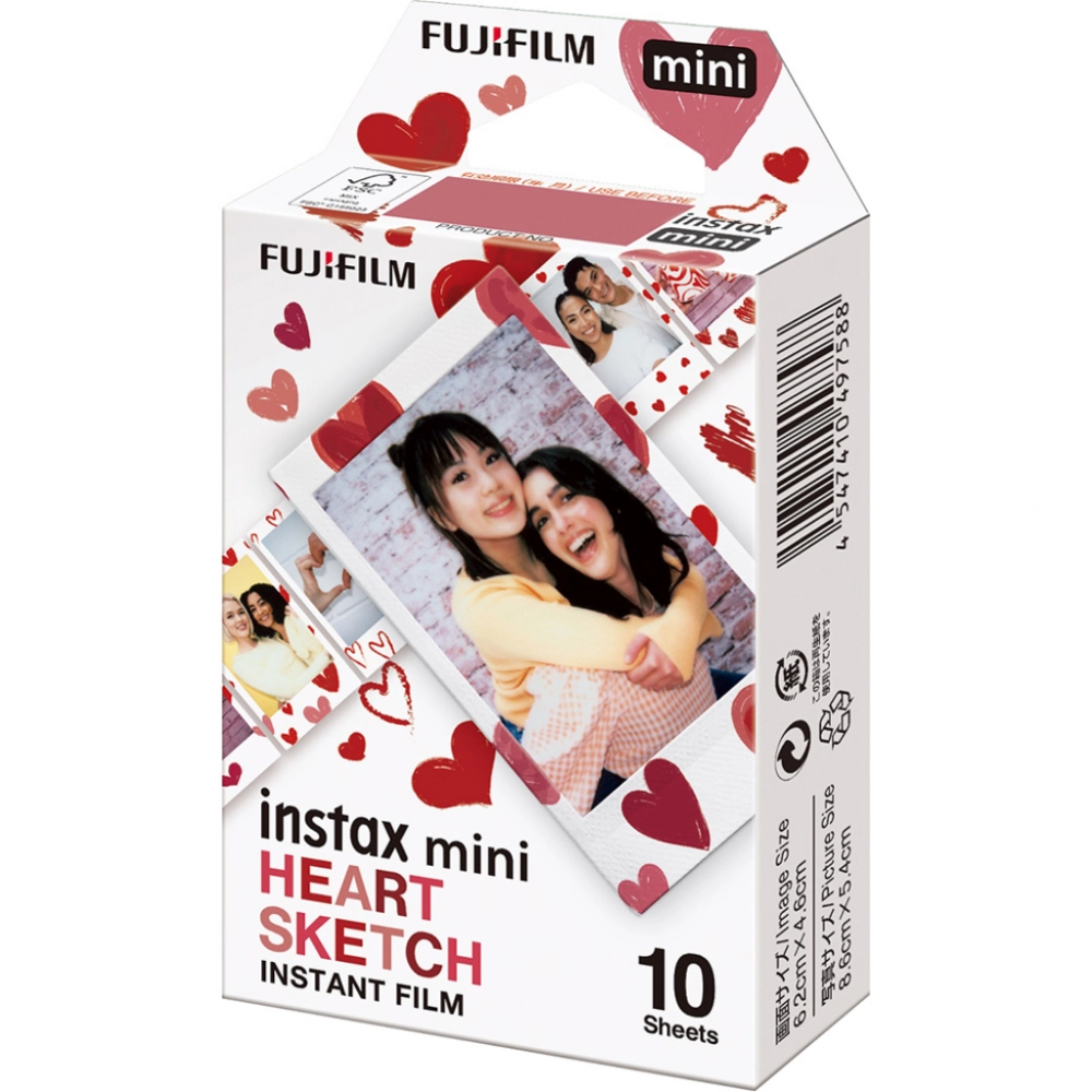 Wkłady FujiFilm Instax Mini Heart Sketch