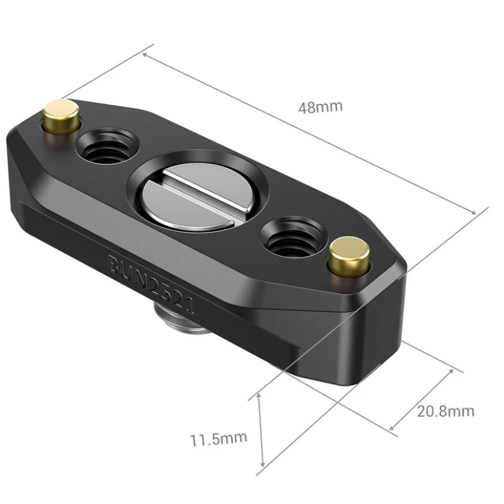 Smallrig Szyna NATO 48 mm ze śrubą pozycjonującą ARRI [BUN2521B]
