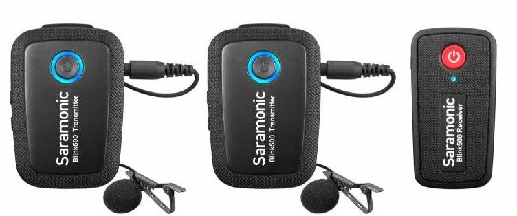 Saramonic Blink500 B2 (RX + TX + TX) bezprzewodowy system audio