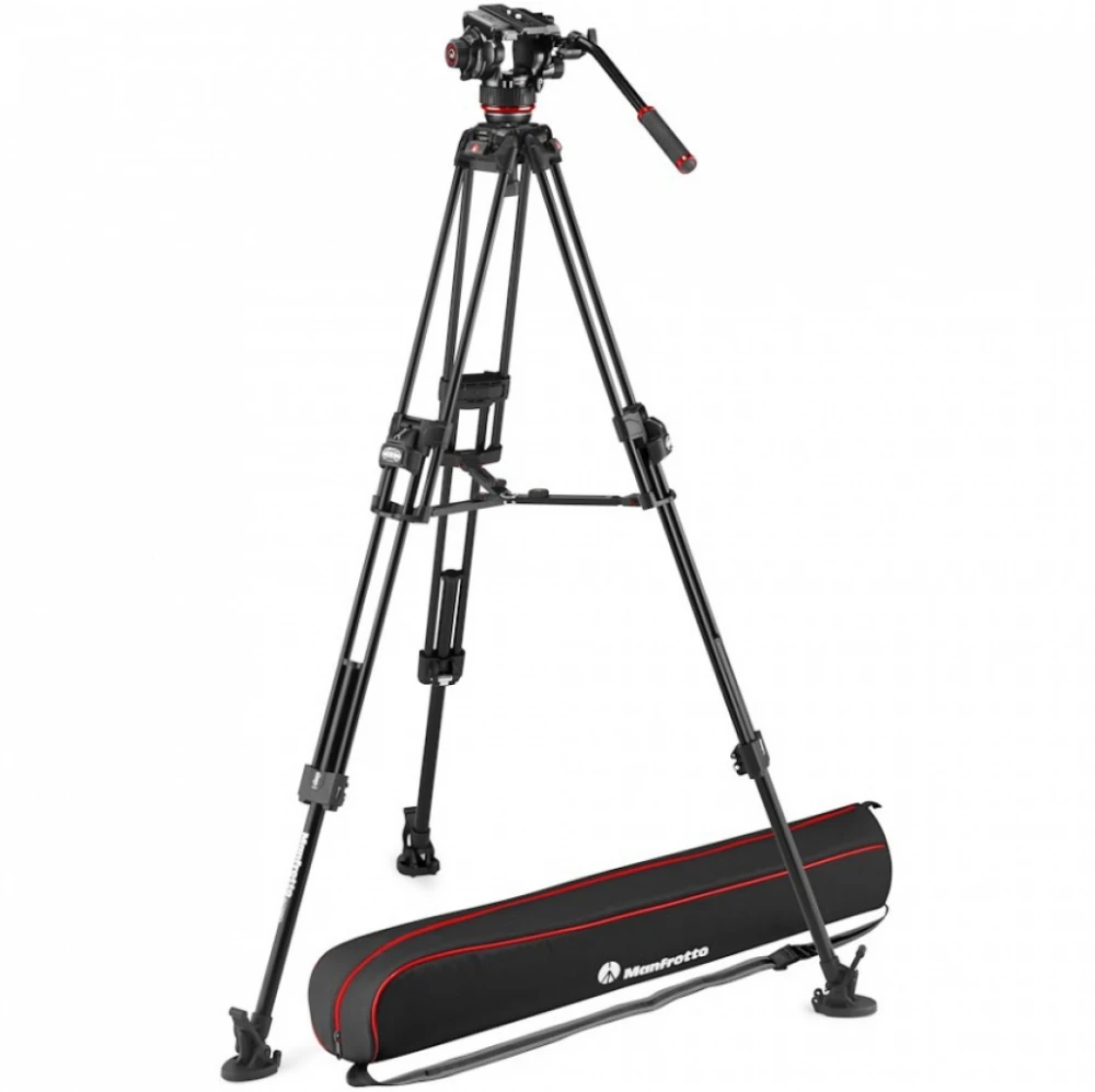 Statyw Manfrotto 645 Alu Fast Twin + głowica 504X (MVK504XTWINFA) Pro Video