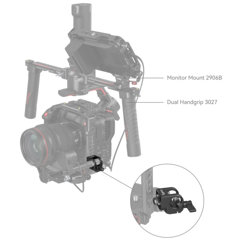 Smallrig Zacisk pręta 15 mm ARRI [4171]