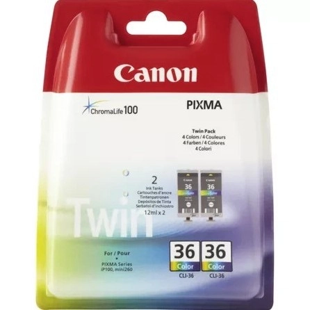 Tusz Canon CLI-36 Color Twin Pack