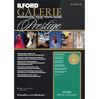 Papier Ilford Galerie Prestige Gloss 260gsm A4