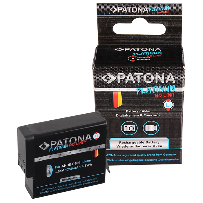 Patona Platinum do GoPro Hero 8 AHDBT-801