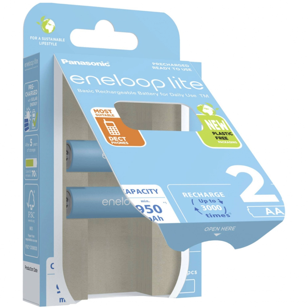 Akumulatory Panasonic Lite AA 950 mAh 2 szt.