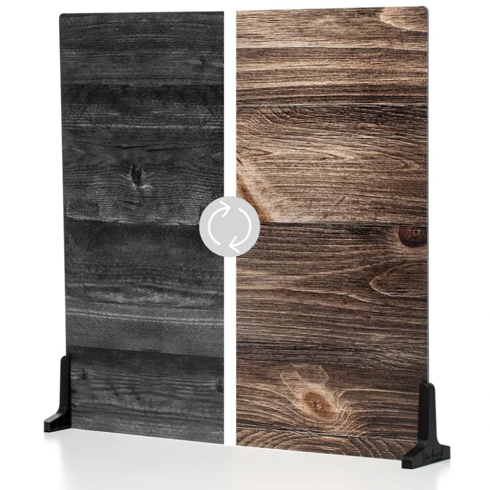 Tło plastikowe V-Flat World Duo Boards Dąb vintage/atramentowe drewno liściaste