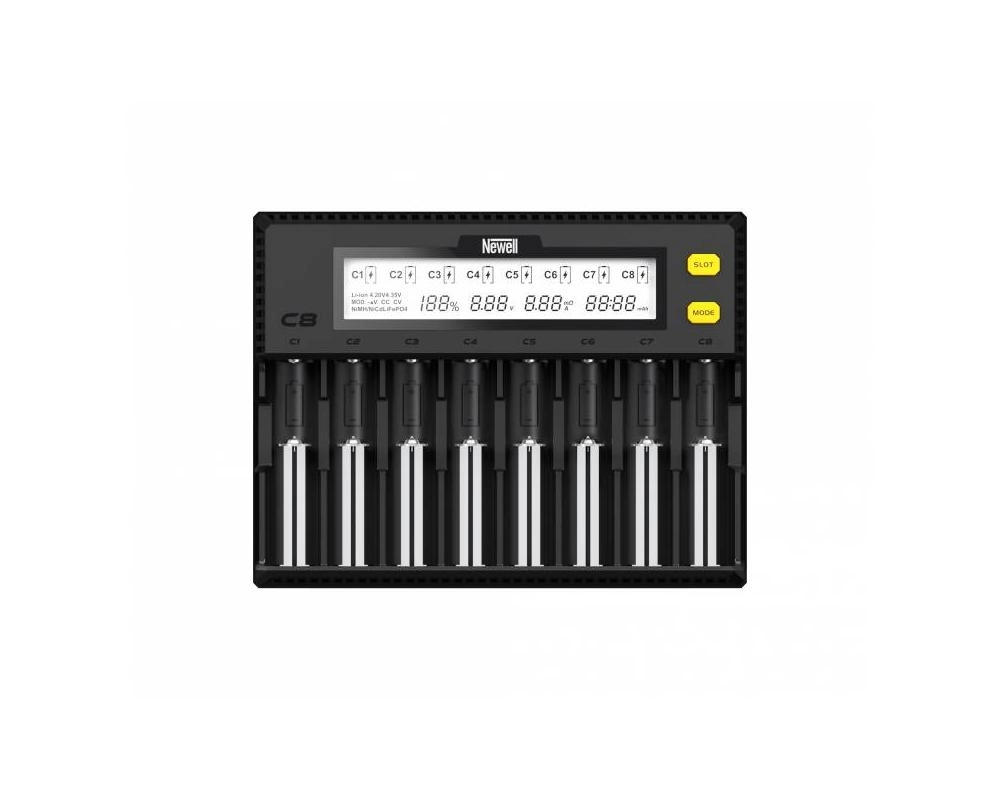 Ładowarka Newell Smart C8 do akumulatorów NiMH/Li-Ion