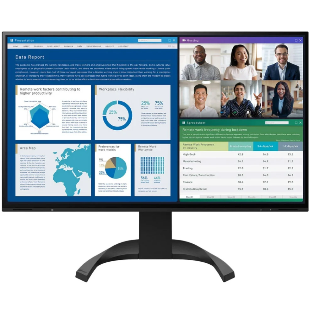 Monitor EIZO FlexScan EV2740X czarny