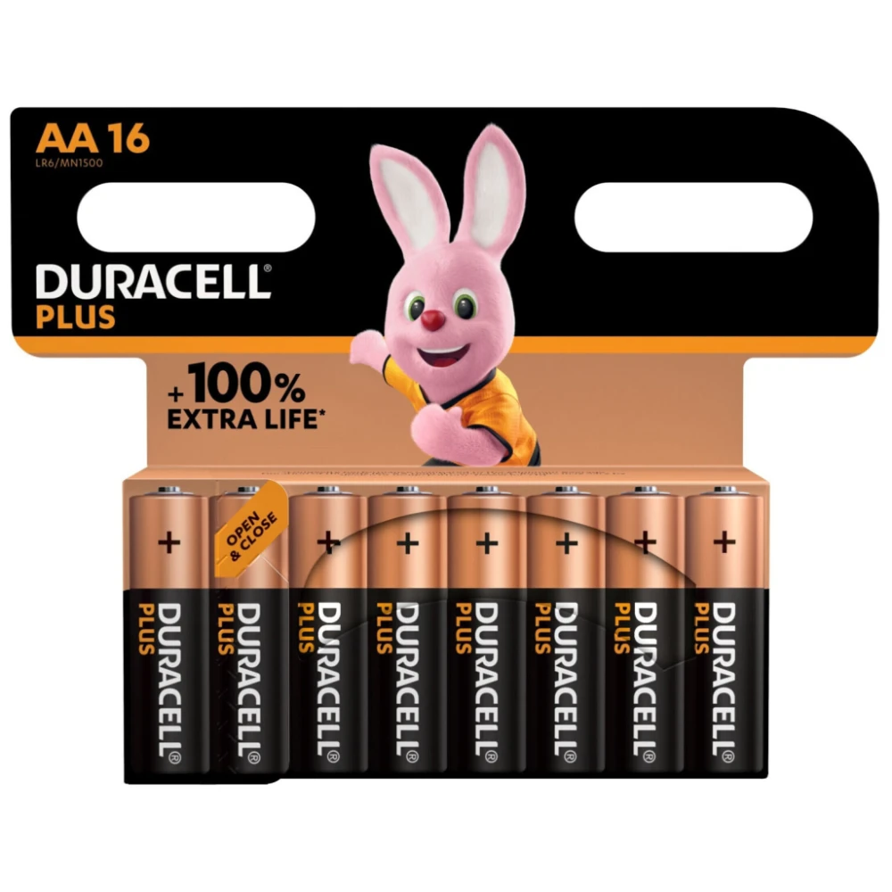 Baterie Duracell Plus Mignon MN1500 16XAA