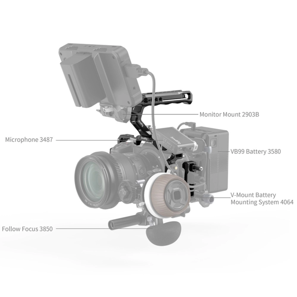 Smallrig Klatka operatorska do Nikon Z6 III Cage Kit