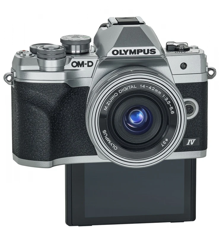 Aparat cyfrowy OM System OM-D E-M10 Mark IV + ob. 14-42 EZ srebrny 