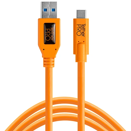 Tethertools KABEL USB 3.0 to USB-C 4,60m pomarańczowy (CUC3215-ORG)