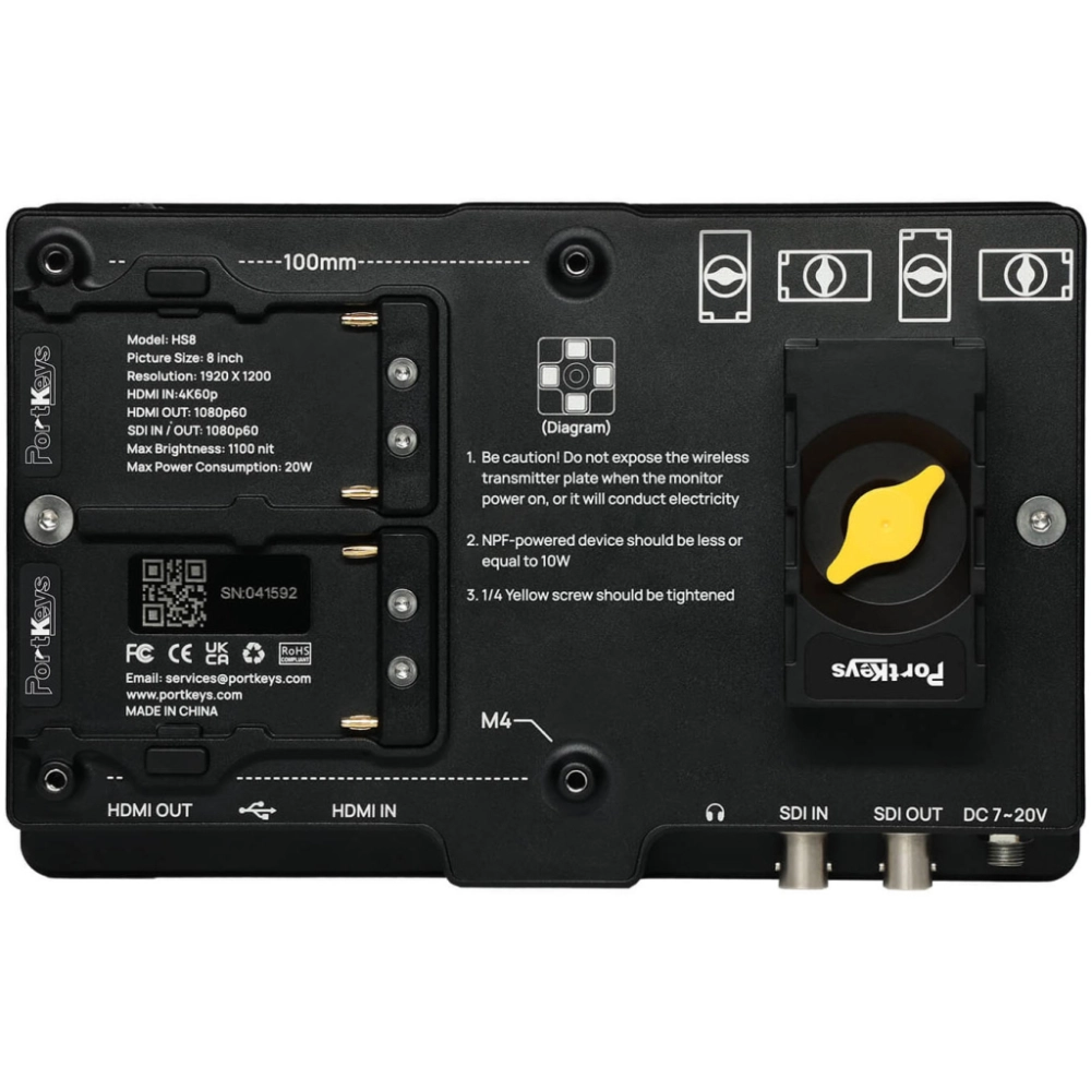 PORTKEYS Monitor Podglądowy HS8