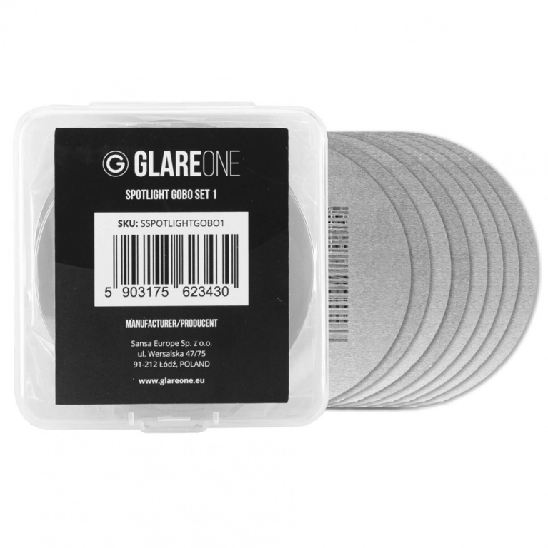 Strumienica GlareOne Zestaw Spotlight Gobo Set 1