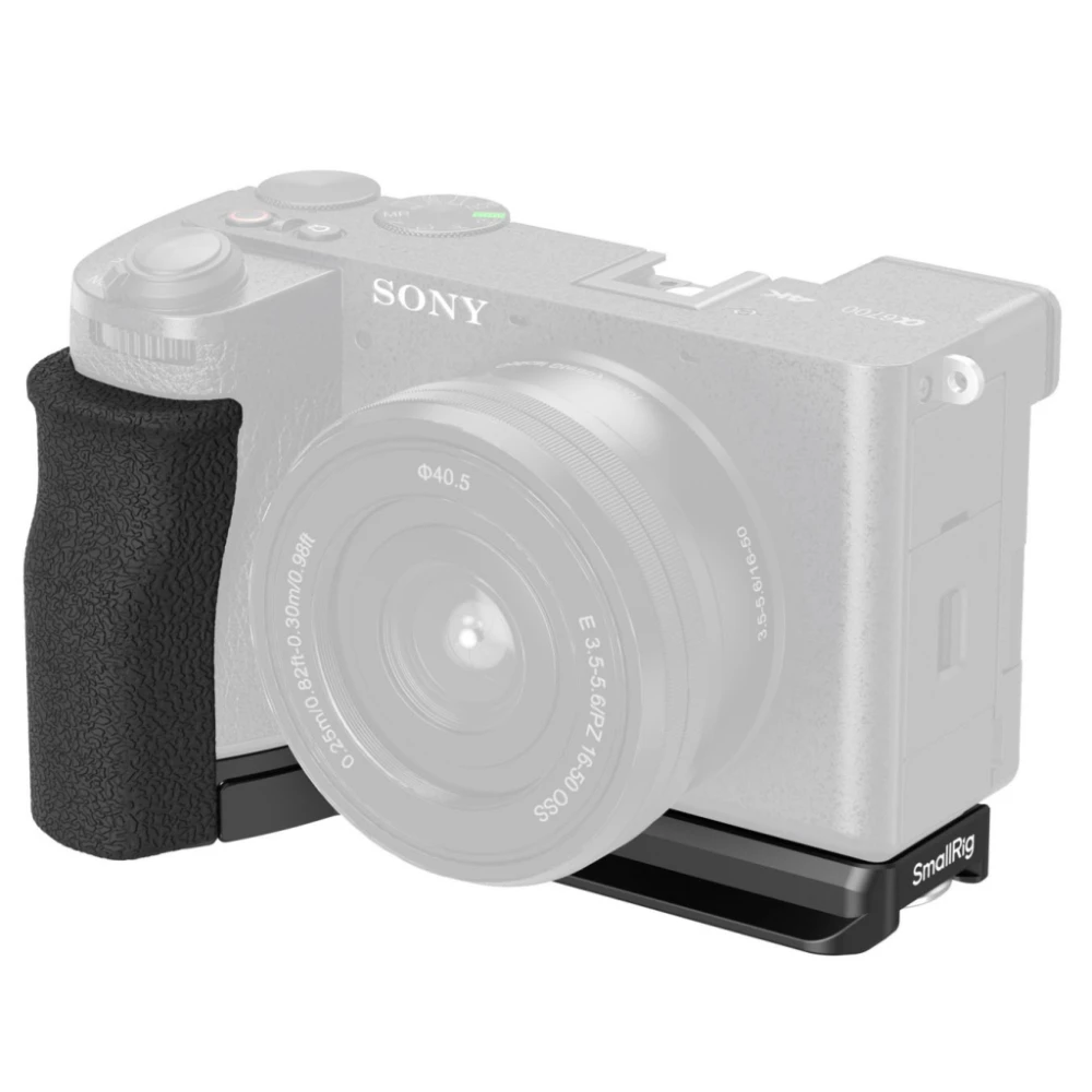Smallrig Płytka montażowa w kształcie L z silikonowym uchwytem do Sony A6700 [5061]