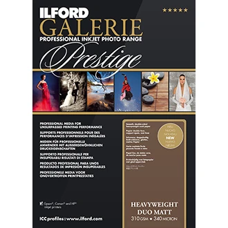 Papier Ilford Galerie Prestige Heavyweight Duo Matt 310gsm 10x15