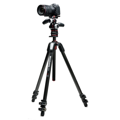 Statyw Manfrotto 055 Carbon 3s + głowica MHXPRO3W + szybkozłączka MOVE