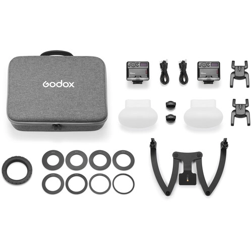 Lampa pierścieniowa Godox MF-12 DK3 Dental Flash Kit