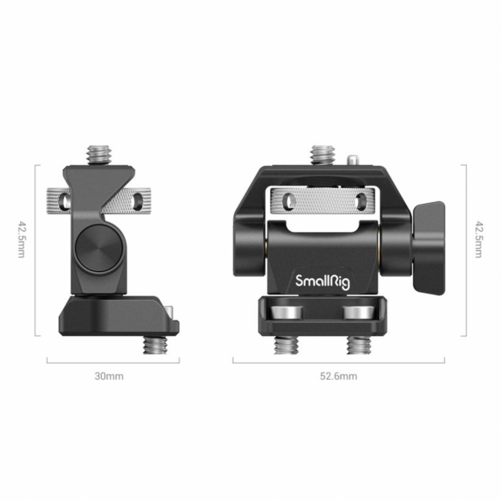 Smallrig Mocowanie monitora Swivel / Tilt Adjustable Monitor Mount Screw-Mount [2904B]
