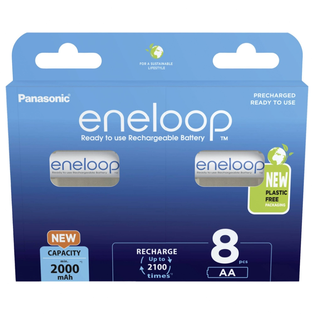 Akumulatory Panasonic AA 2000 mAh 8 szt.