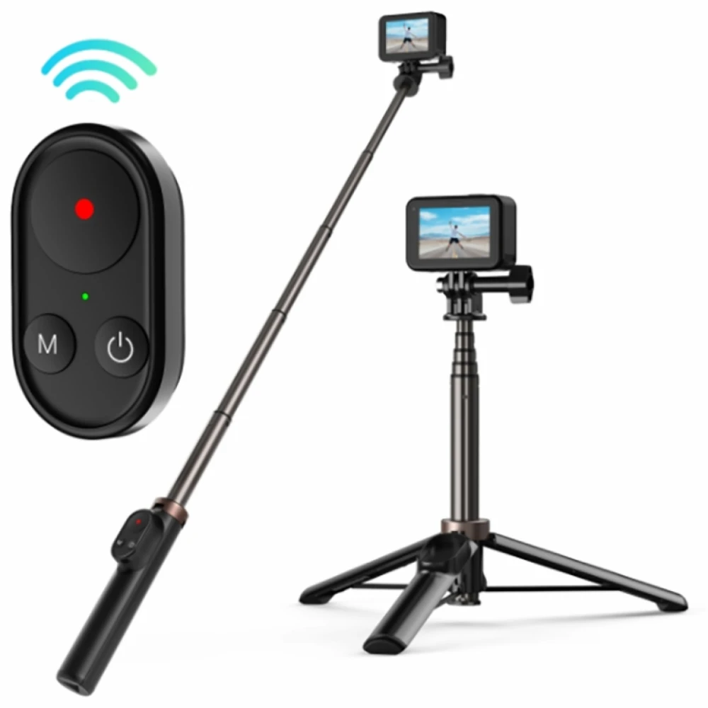 Telesin Selfie stick do kamer sportowych z pilotem BT (TE-RCSS-001