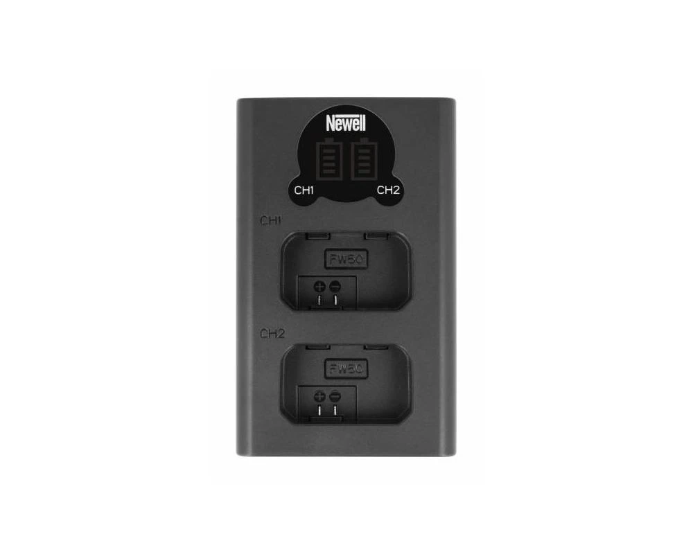 Ładowarka Newell dwukanałowa DL-USB-C do akumulatorów NP-FW50