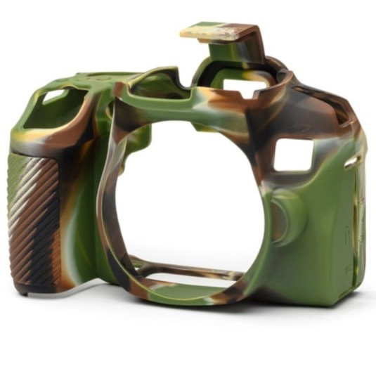 Zbroja EasyCover Osłona gumowa dla Canon EOS 850D camouflage