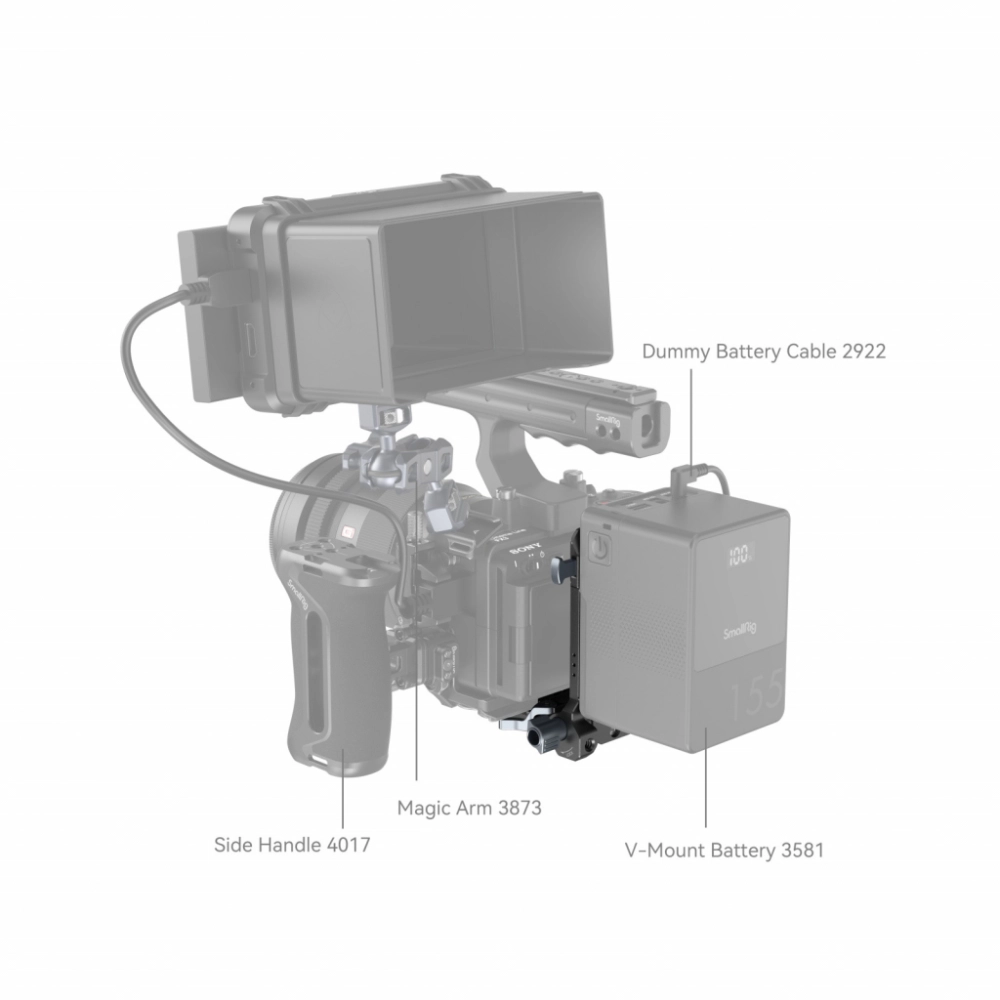 Smallrig adapter Compact Battery Mounting System do akumulatorów V-Mount [4064B]