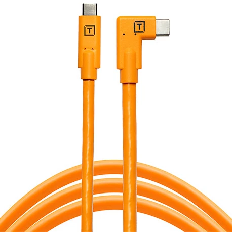 Tethertools TetherPro USB-C 4,6 m Right Angle pomarańczowy (CUC15RT-ORG)