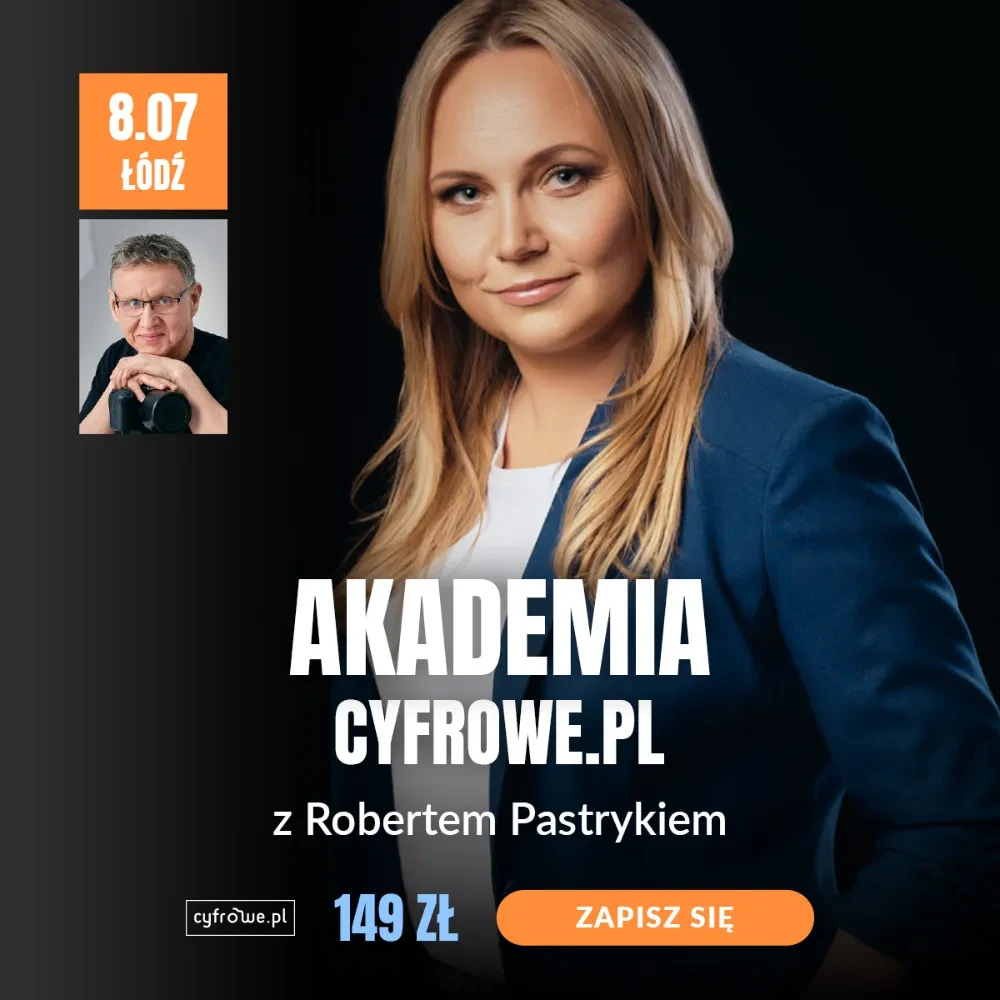 Cyfrowepl Perfekcyjne zdjęcia biznesowe na czarnym tle - Foto-spotkania z Robertem Pastrykiem w Łodzi