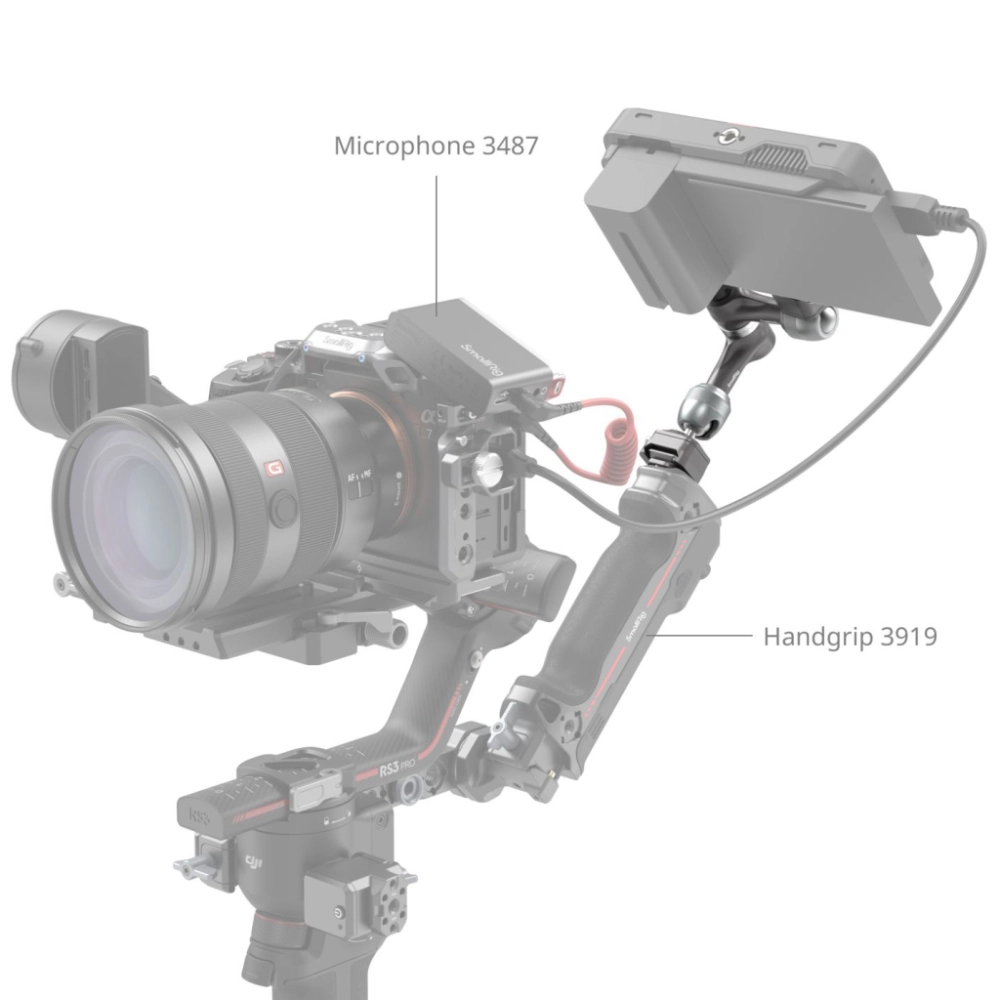 Smallrig Ramię przegubowe HawkLock H21 Quick Release Rosette Magic Arm 7 cala 