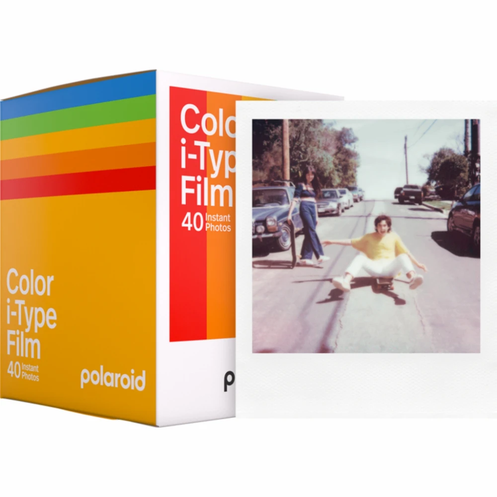 Wkłady Polaroid do aparatu serii I-Type kolor - białe ramki - 8 szt. 5pack