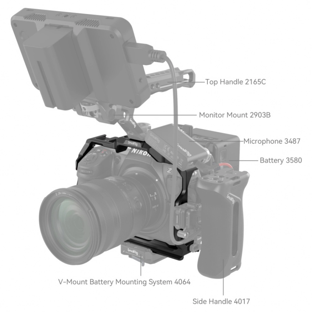 Smallrig Klatka operatorska do Nikon Z8 Cage [3940]