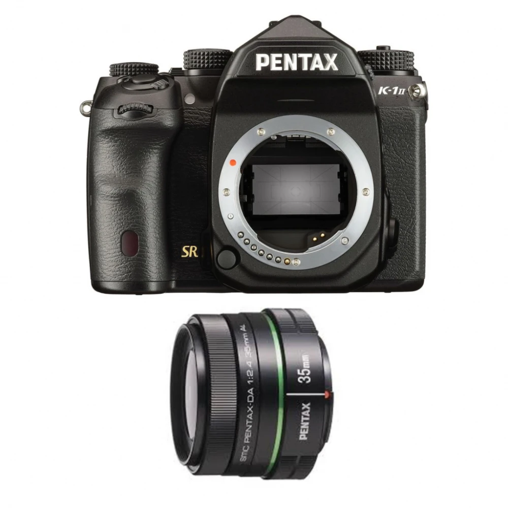 Lustrzanka Pentax K-1 Mark II body + ob. 35 mm f/2.4