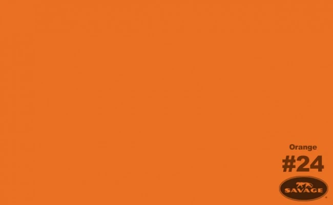 Tło kartonowe Savage Widetone kartonowe 2.72x11 m - 24 Orange