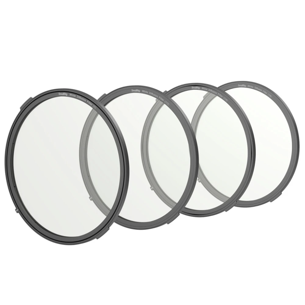 Smallrig Zestaw okrągłych filtrów magnetycznych dyfuzyjnych Diffusion Filter Kit (1/8, 1/4, 1/2, 1) White