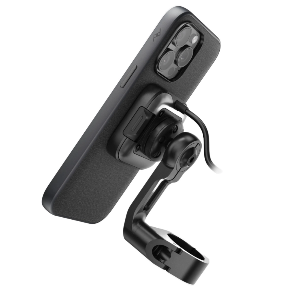 Peak Design Mobile Bar Mount uchwyt na kierownicę motocyklową v2 z ładowaniem czarny