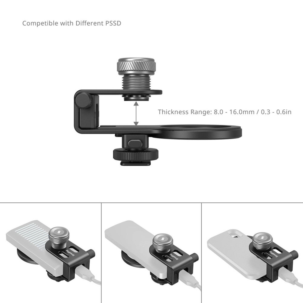 Smallrig Uniwersalny zacisk 2-w-1 do dysków SSD [4779]