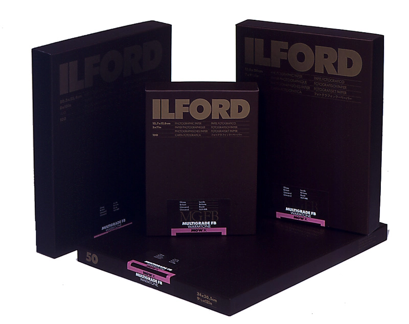 Papier Ilford MULTIGRADE FB WARMTONE 30x40/ 10 1K - błyszczący