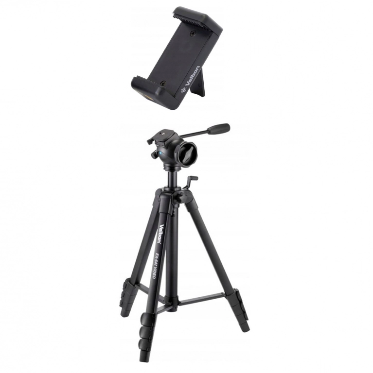 Statyw Velbon EX-447  + uchwyt na telefon