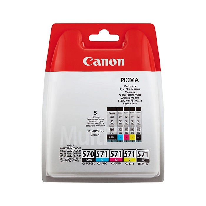Tusz Canon PGI-570/CLI-571 PGBK/C/M/Y/BK Multipack