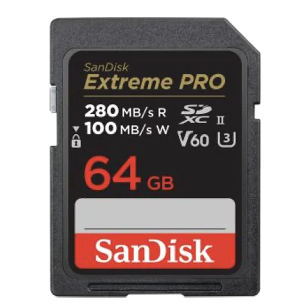 Karta pamięci Sandisk SDXC 64 GB EXTREME PRO 280MB/s C10 UHS-II V60