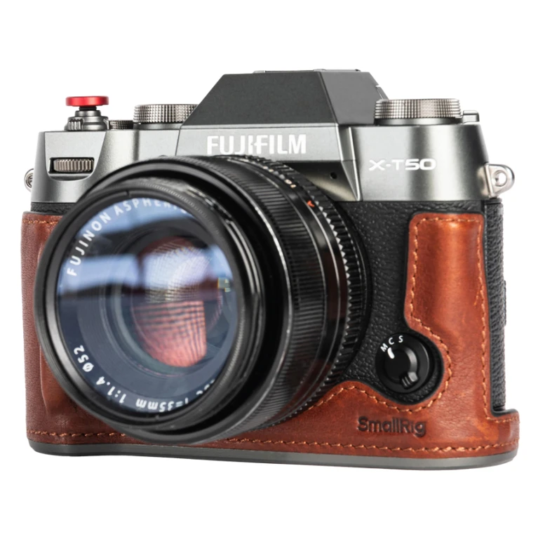 Smallrig Skórzane etui do Fujifilm X-T50 Brown Brązowe