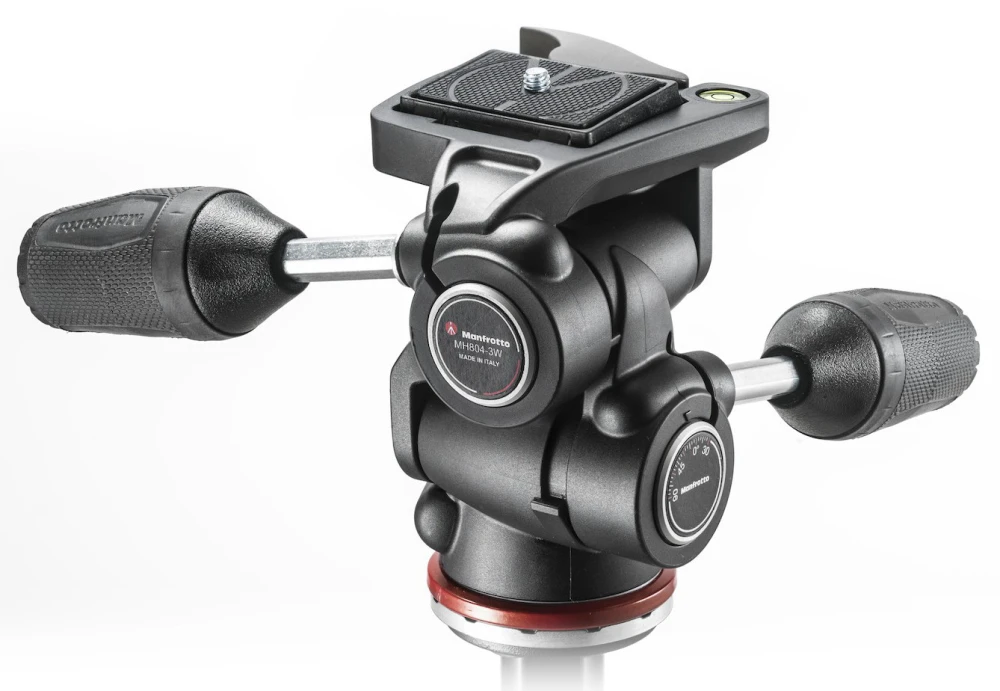 Głowica Manfrotto 804-3W, trzykierunkowa, płytka 200PL/RC2