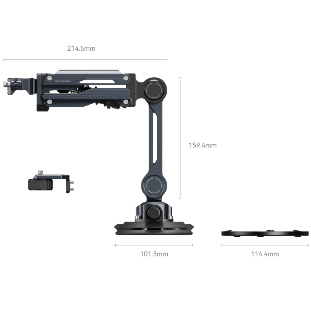 Smallrig Mini amortyzator do DJI Osmo Pocket 3 / GoPro HERO13 / Insta360 X4