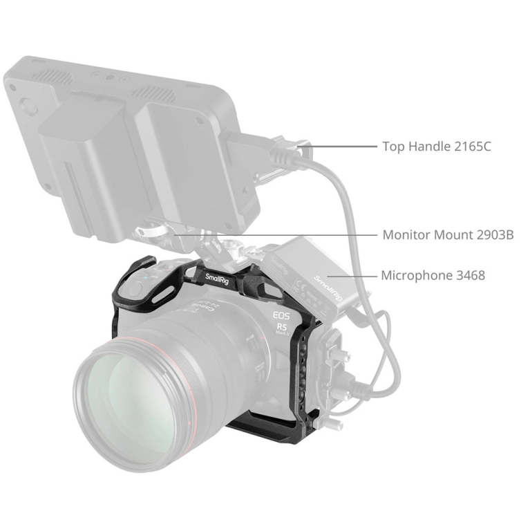 Smallrig Klatka operatorska Black Mamba Cage do Canon EOS R5 Mark II