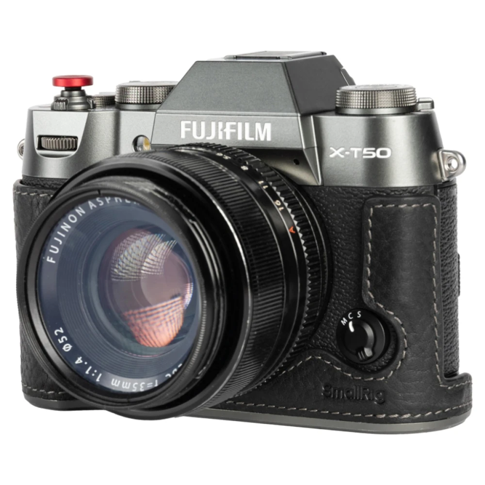 Smallrig Skórzane etui do Fujifilm X-T50 Czarne